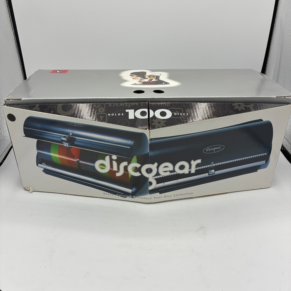 Discgear Selector 100 CD DVD Blu-Ray Disc Storage Organizer New Open Box